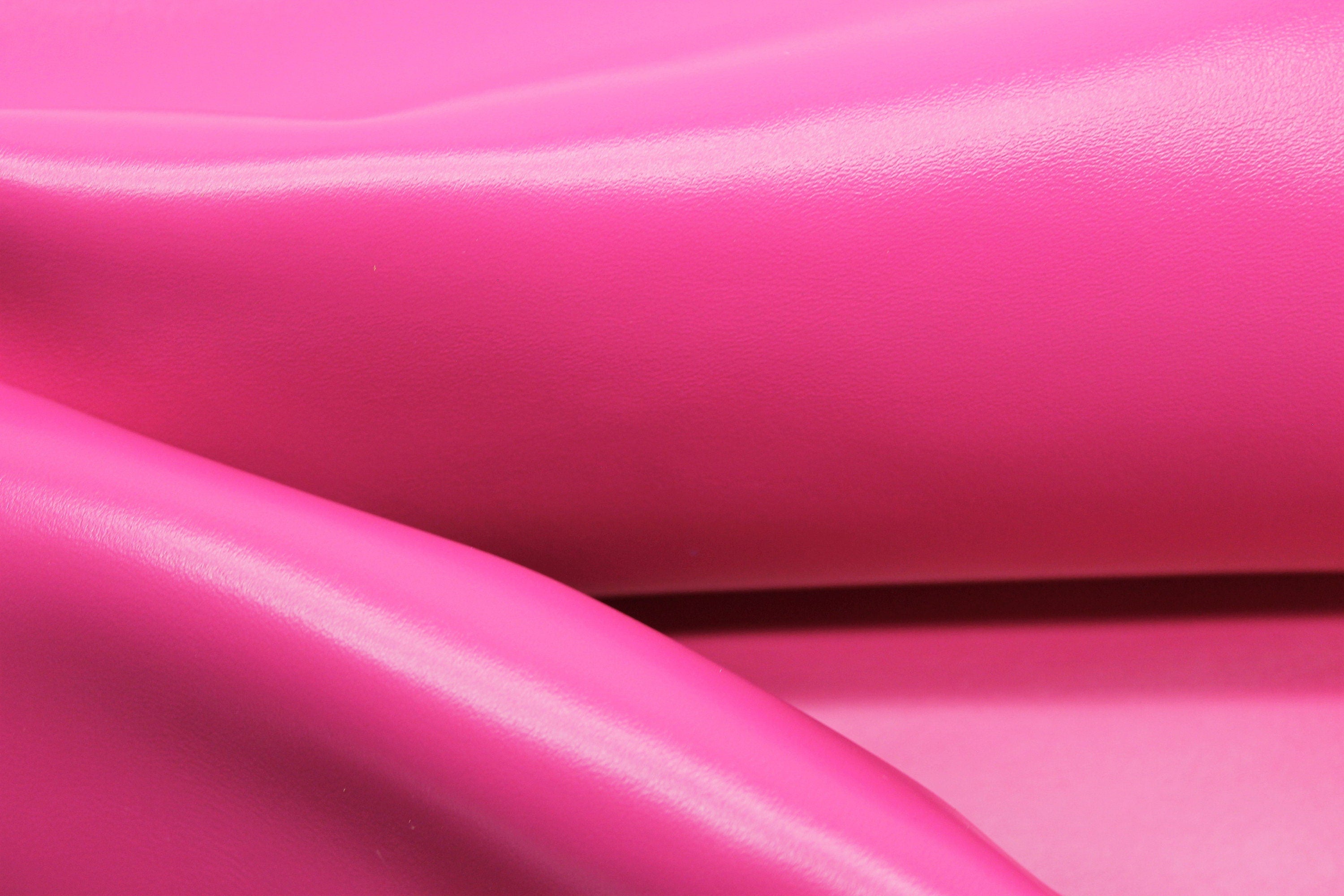 Barbie pink Leather Side | 1.2 mm 3 OZ | Real natural genuine leather | Flat surface skin | sheets panels precut