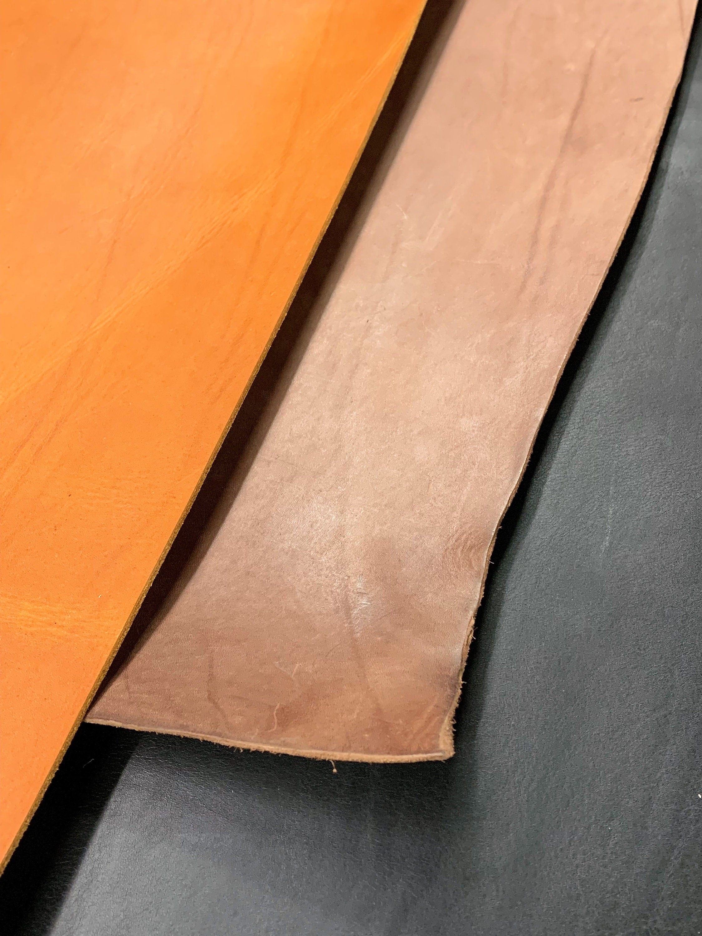 Thick leather sheets | 8-9 oz | 2.8 - 3.5mm | Buffallo Bizon Bull Brown black tan colors