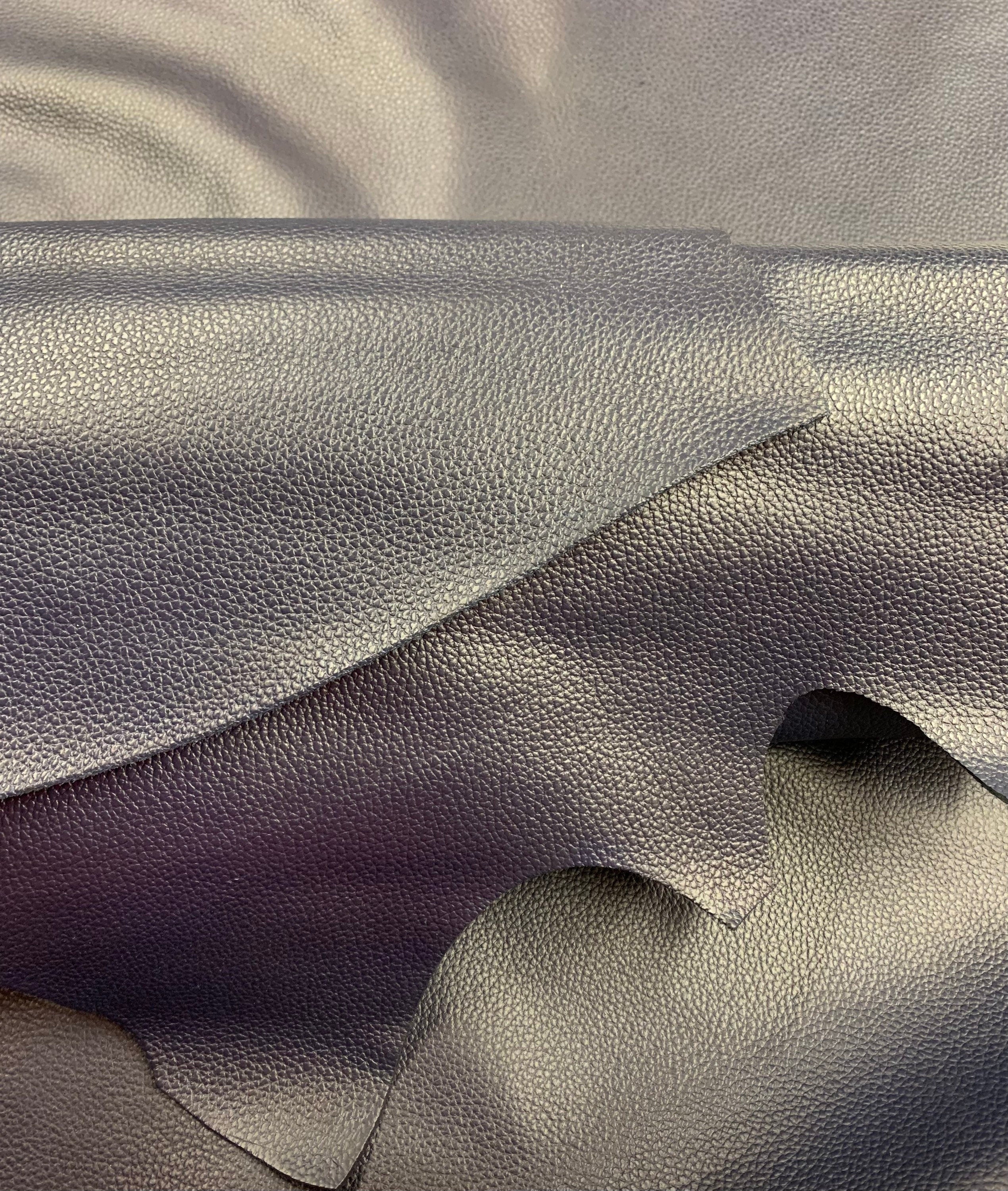 Navy blue leather  pebbled natural cow |1.4-1.6 mm | 3-4 0z Real natural hide skin |Precut sheets panels